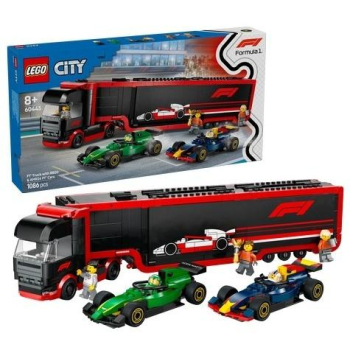 LEGO(R) CITY 60445 Ciężarówka z bolidami RB20 i AMR2